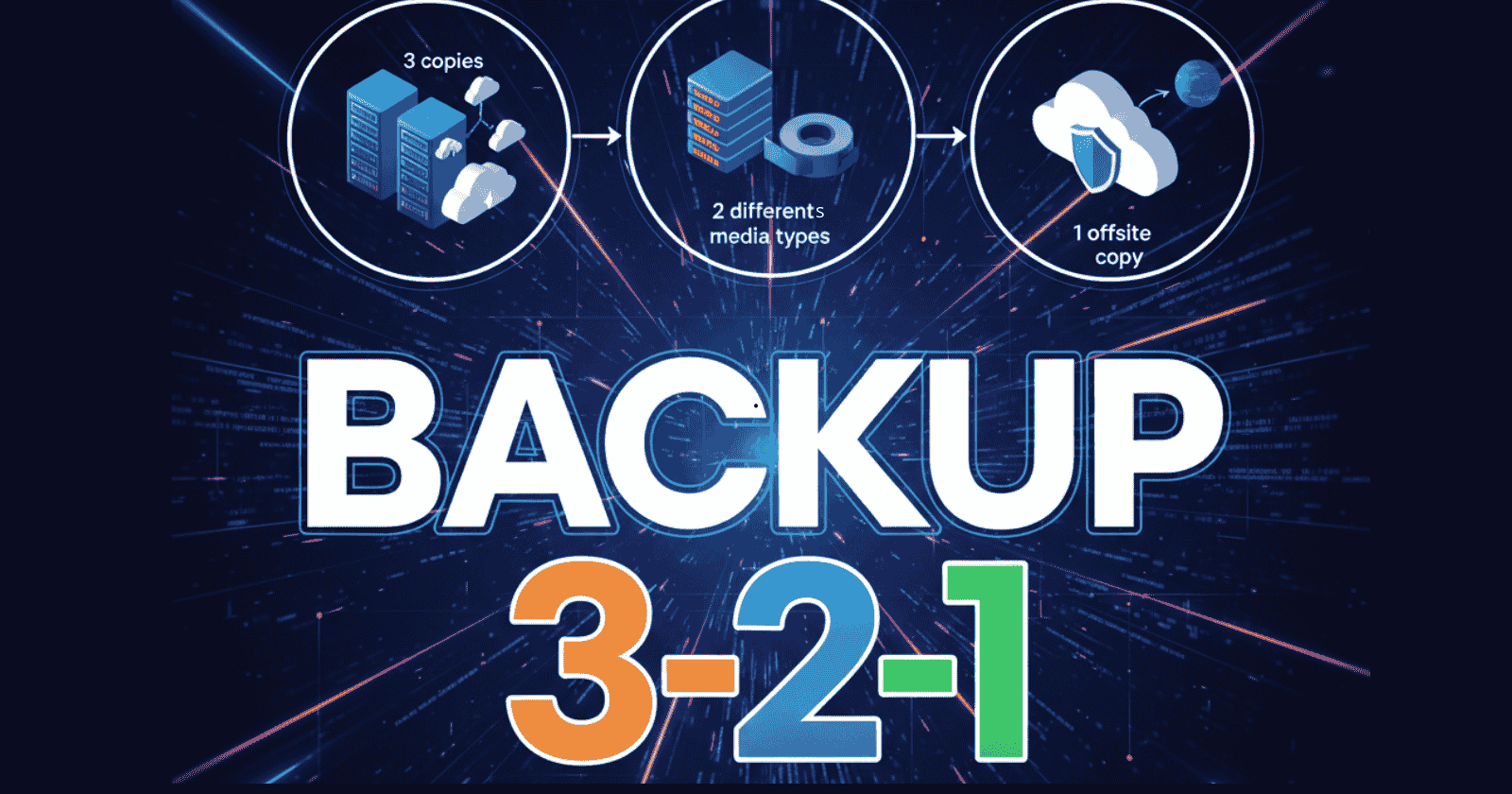 Backup 3-2-1 : la règle d'or pour ne jamais perdre ses données